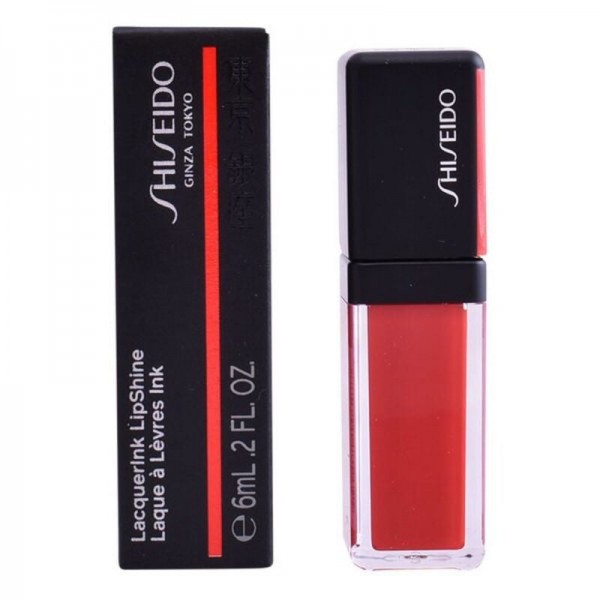 Lip-gloss Shiseido LacquerInk LipShine Nº 304 Techno Red 6 ml