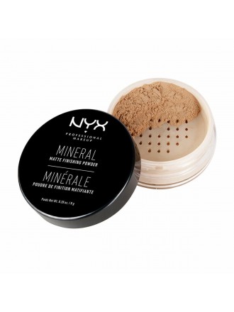 Make-up Fixing Powders NYX Mineral Medium/Dark 8 g