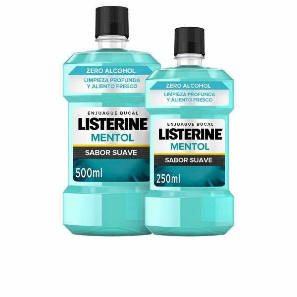Mouthwash Listerine Soft Menthol (500 ml + 250 ml)