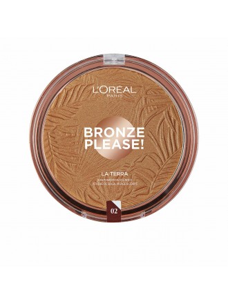 Compact Bronzing Powders L'Oreal Make Up Glam Bronze La Terra Nº 02