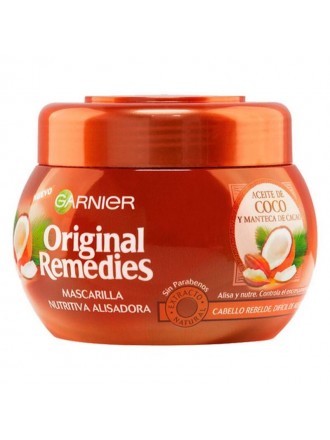 Maschera nutriente per capelli Alisadora Aceite De Coco Original Remedies Fructis (300 ml)