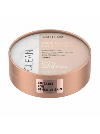 Compact Powders Catrice Clean Id 025-warm peach Semi-matte 8 g