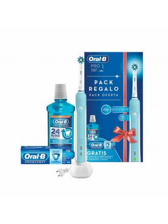 Electric Toothbrush Oral-B PRO 1 700 3D ACTION Blue (1 Piece)