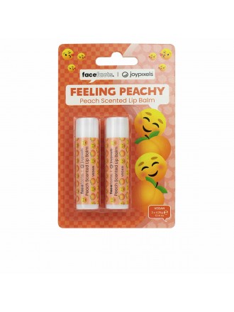 Lip Balm Face Facts Feeling Peachy Peach 2 Units 4,25 g
