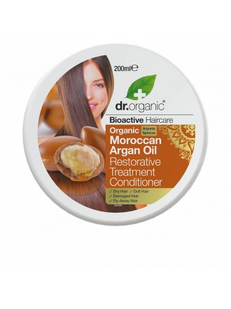 Maschera per capelli Olio di Argan marocchino Dr.Organic Argán 200 ml