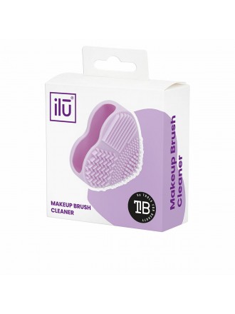 Make-up Brush Cleaner Ilū Heart Silicone Purple