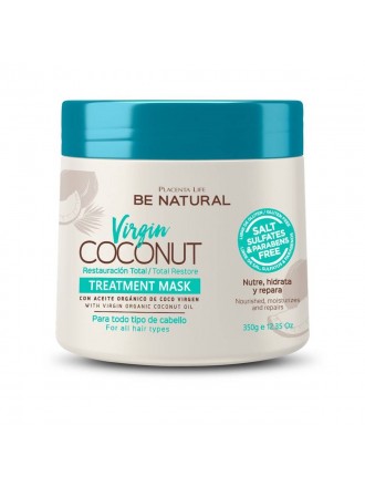 Maschera per capelli ristrutturante Be Natural Virgin Coconut 350 ml