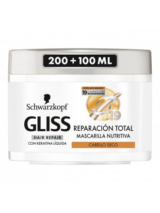 Maschera Gliss Reparador Total Schwarzkopf (300 ml)