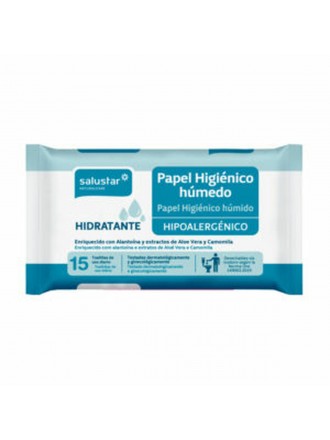 Moist Wipes Salustar Hypoallergenic (Disposable) (Long lasting fragrance) (15 uds)
