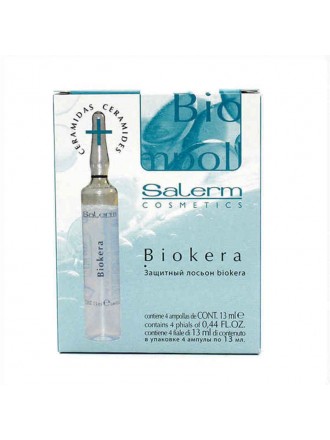 Trattamento rinforzante per capelli Salerm Biokera (4 x 13 ml)