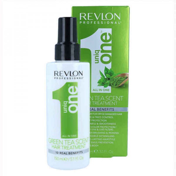 Trattamento protettivo per capelli Uniq One Green Tea Revlon (150 ml)