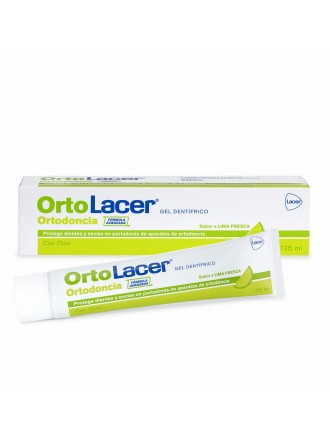 Toothpaste Lacer Ortodoncia Lime (125 ml)