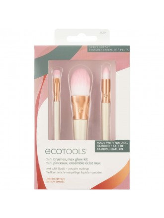 Set of Make-up Brushes Ecotools Ready Glow Limited edition 3 Pieces