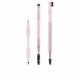 Set of Make-up Brushes Real Techniques Brow Shaping Pink 3 Pieces