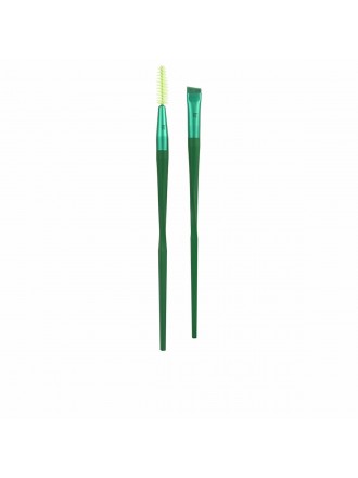 Set of Make-up Brushes Real Techniques Nectar Pop Fine Line Green 2 Pieces