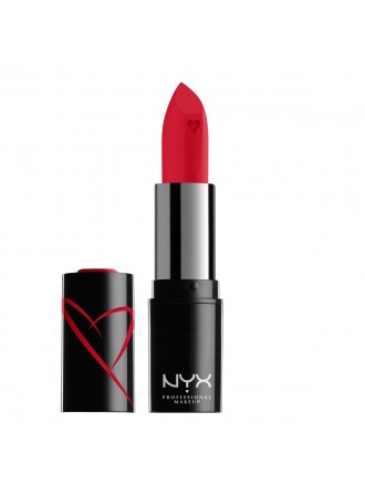 Hydrating Lipstick NYX Shout Loud red haute Satin finish (3,5 g)