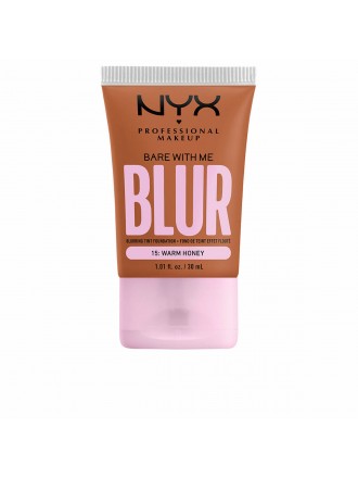 Crème Make-up Base NYX Bare With Me Blur Nº 15 Warm honey 30 ml