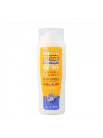 Conditioner Semi di Lino Smoothing Leave-In Or Rinse-Out Cantu (400 ml)
