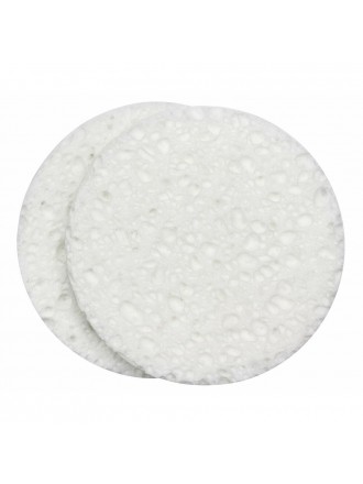 Face Sponge QVS Cellulose White (2 uds)