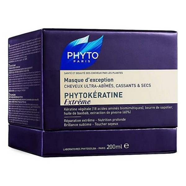 Maschera per capelli ristrutturante Phyto Botanical Power Phytokératine Extréme (200 ml)