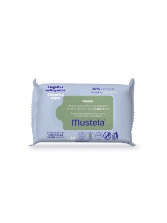 Sterile Cleaning Wipe Sachets (Pack) Mustela (25 Units)
