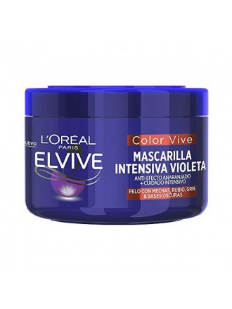 Maschera L'Oreal Make Up Elvive Vive Violeta 250 ml (250 ml)