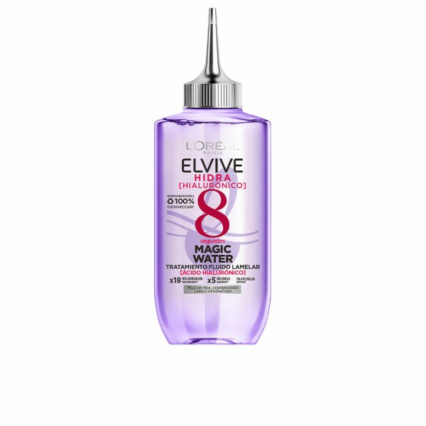 Trattamento lisciante per capelli L'Oreal Make Up Elvive Hidra Magic Water Hyaluronic Acid (200 ml)