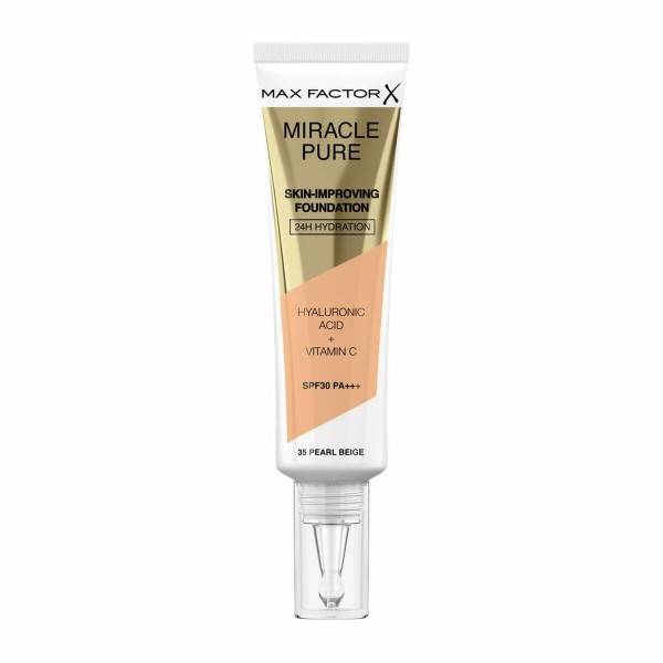 Liquid Make Up Base Max Factor Miracle Pure 35-pearl beige SPF 30 (30 ml)