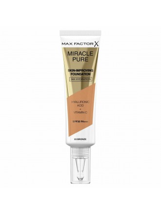 Liquid Make Up Base Max Factor Miracle Pure Spf 30 Nº 80-bronze 30 ml