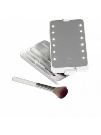Set of Make-up Brushes Cosmetic Club   White 6 Pieces
