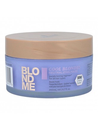 Maschera per capelli Blondme Cool Blondes Schwarzkopf (200 ml)