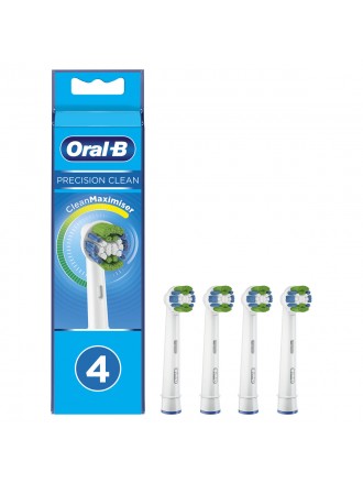 Spare for Electric Toothbrush Oral-B Precision Clean White 4 Units