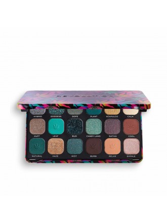 Eye Shadow Palette Revolution Make Up Forever Flawless Chilled Cannabis Sativa 18 colours