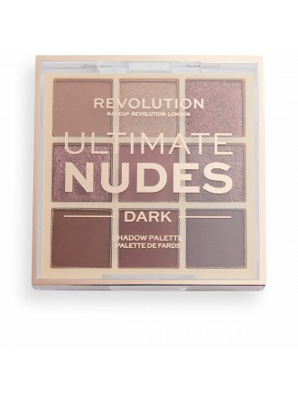 Eye Shadow Palette Revolution Make Up Ultimate Nudes Dark 8,1 g