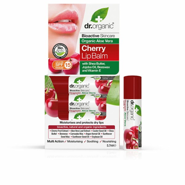 Lip Balm Dr.Organic   Aloe Vera Cherry 5,7 g