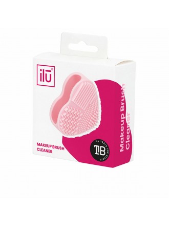 Make-up Brush Cleaner Ilū Heart Silicone Pink