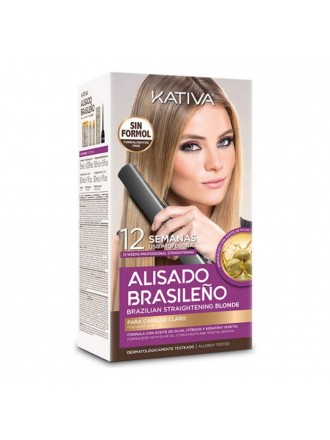 Set di piastre per capelli brasiliane Kativa Pro Blonde (6 pezzi)
