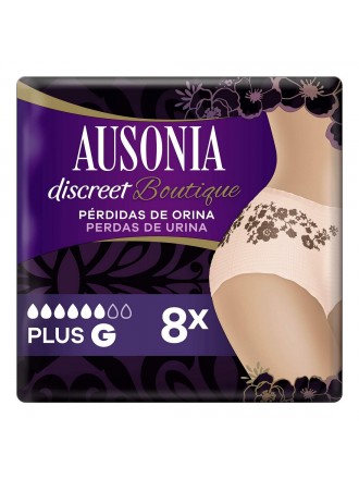 Incontinence Sanitary Pad Ausonia Discreet Boutique Large (8 uds)