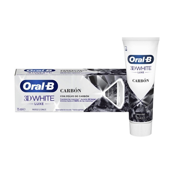 Toothpaste Whitening Oral-B 3D White Luxe Active charcoal (75 ml)