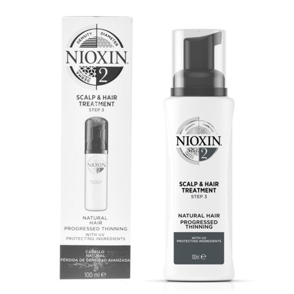 Trattamento protettivo per capelli Sistema 2 Nioxin System Spf 15 (100 ml) 100 ml