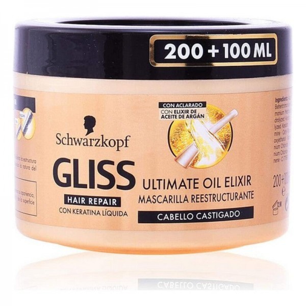 Maschera per capelli nutriente Gliss Oil Elixir Schwarzkopf (300 ml)