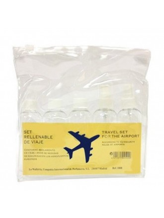 Travel Set Walkiria Plastic Transparent (5 pcs)