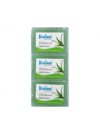 Natural Glycerine Soap Bar Aloe Vera Lixoné (3 uds)