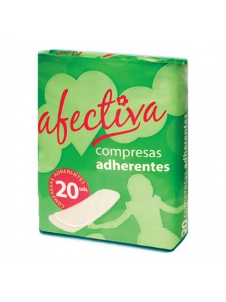 Normal Sanitary Pads Afectiva Normal Adhesive (20 uds)