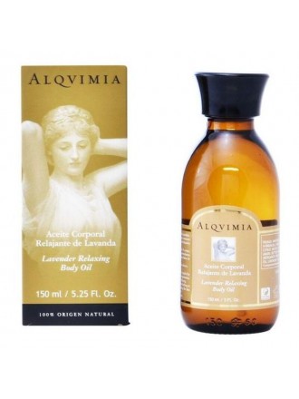 Relaxing Body Oil Lavender Oil Alqvimia (150 ml)