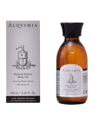 Massage Oil Natural Fitness Body Oil Alqvimia (150 ml)