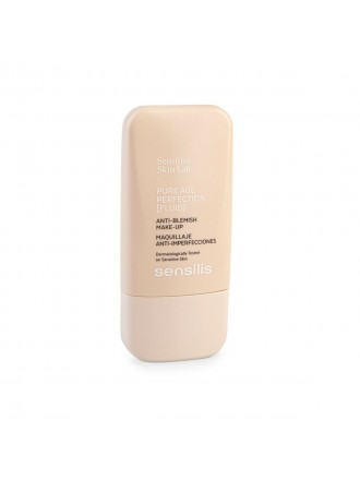 Crème Make-up Base Sensilis Pure Age Perfection 02-sand Anti-imperfections (30 ml)