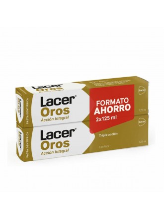 Triple Action Toothpaste Lacer Oro 2 x 125 ml (2 Pieces)