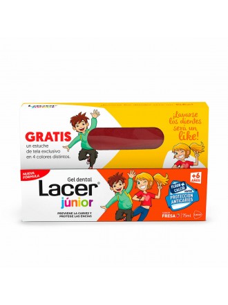 Toothpaste Lacer Junior 75 ml Strawberry