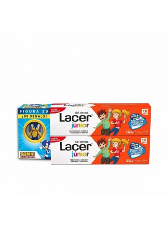 Toothpaste Lacer Junior 75 ml Strawberry 2 Units